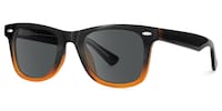 Nadia - Rectangle Two-tone Sunglasses - 2