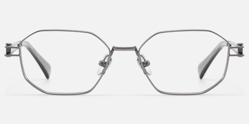 Loos - Geometric Gray Eyeglasses