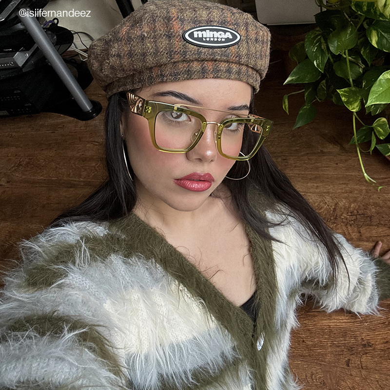 Vaughn - Aviator Green Eyeglasses