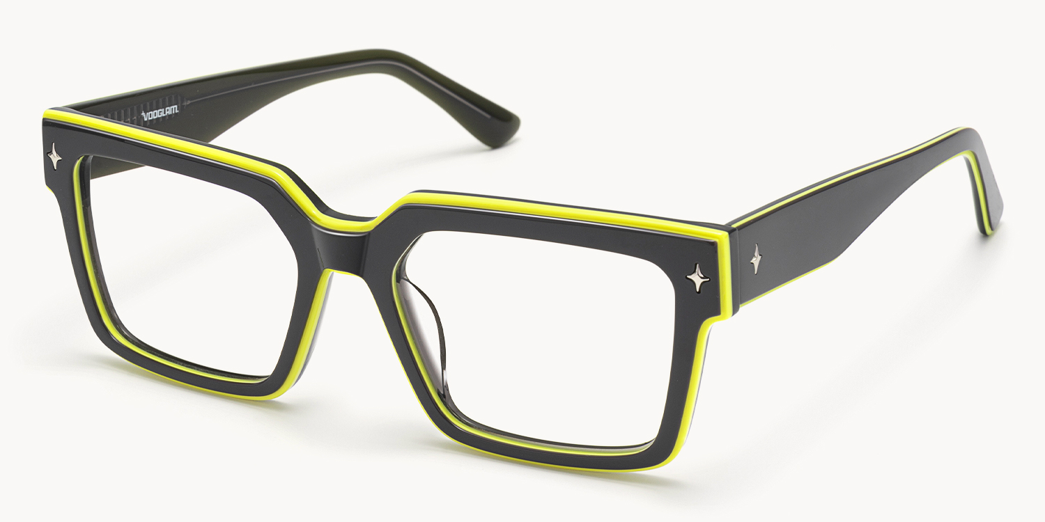 Havok - Rectangle Gray Eyeglasses