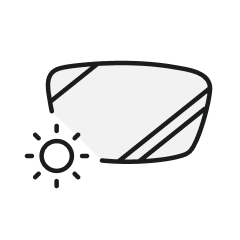 Sunglasses lens feature