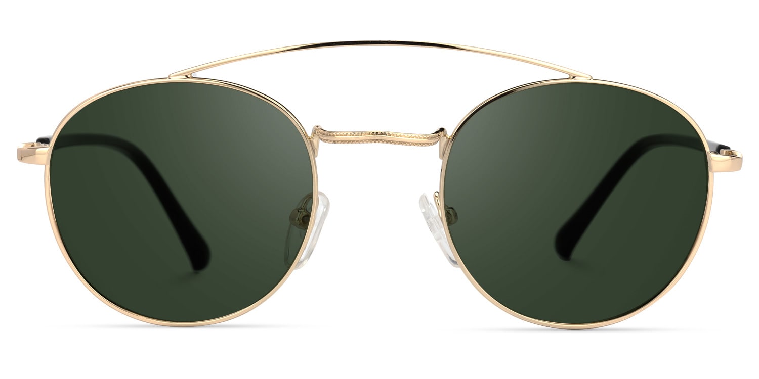 

Damiana - Aviator Gold Sunglasses
