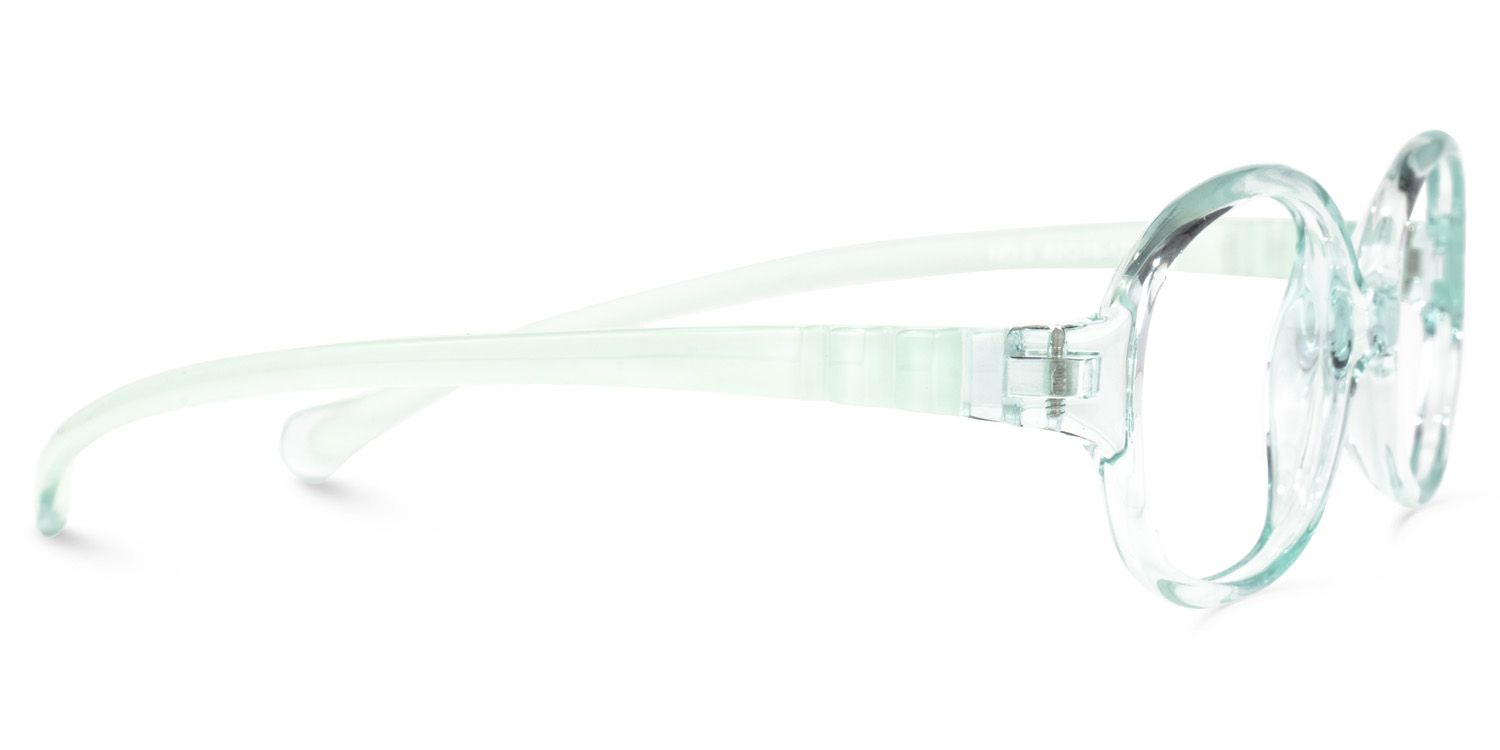 Emersyn - Oval Green Kids Eyeglasses product detail 4